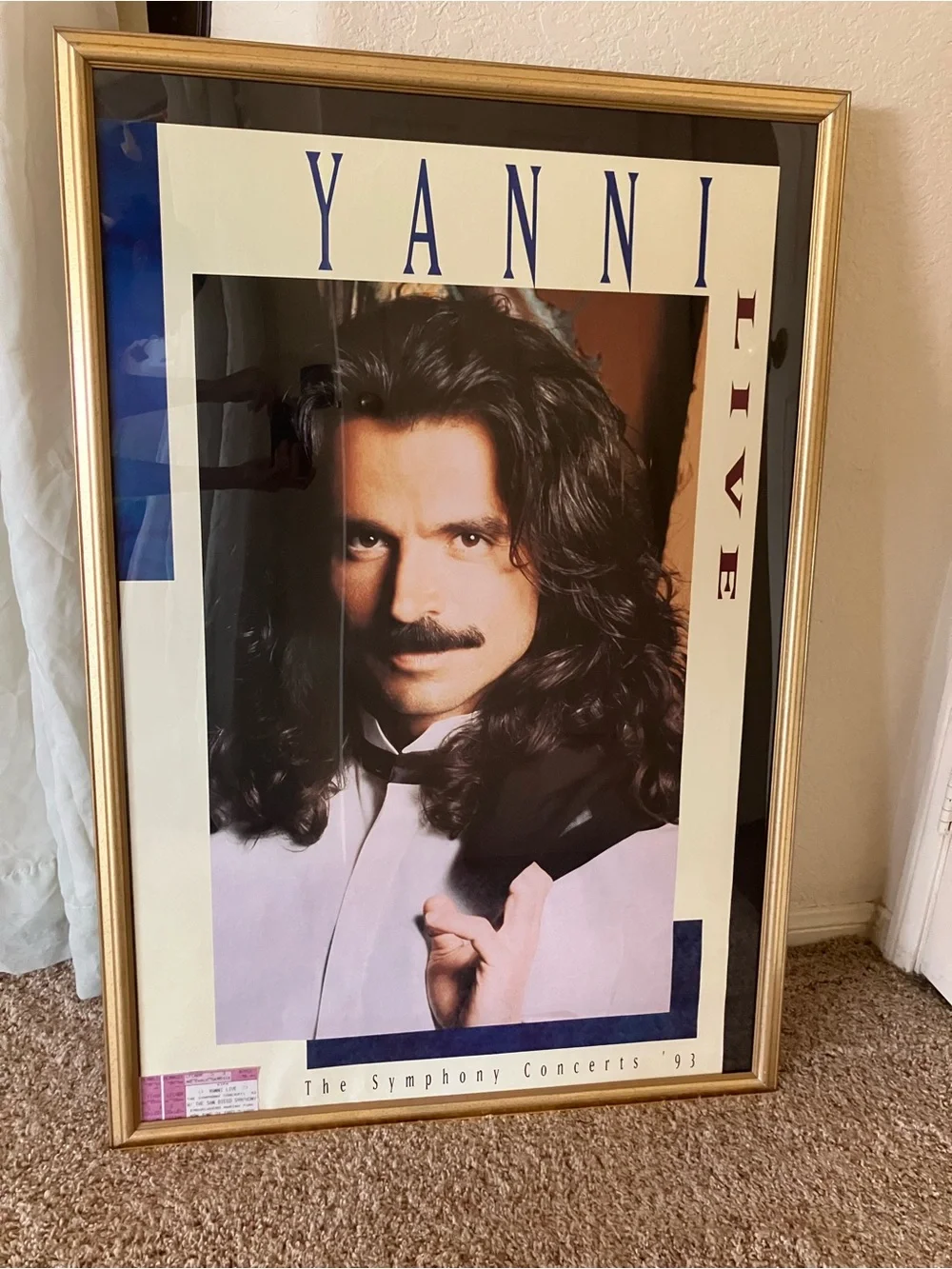 Vintage Yani Concert Poster 1993